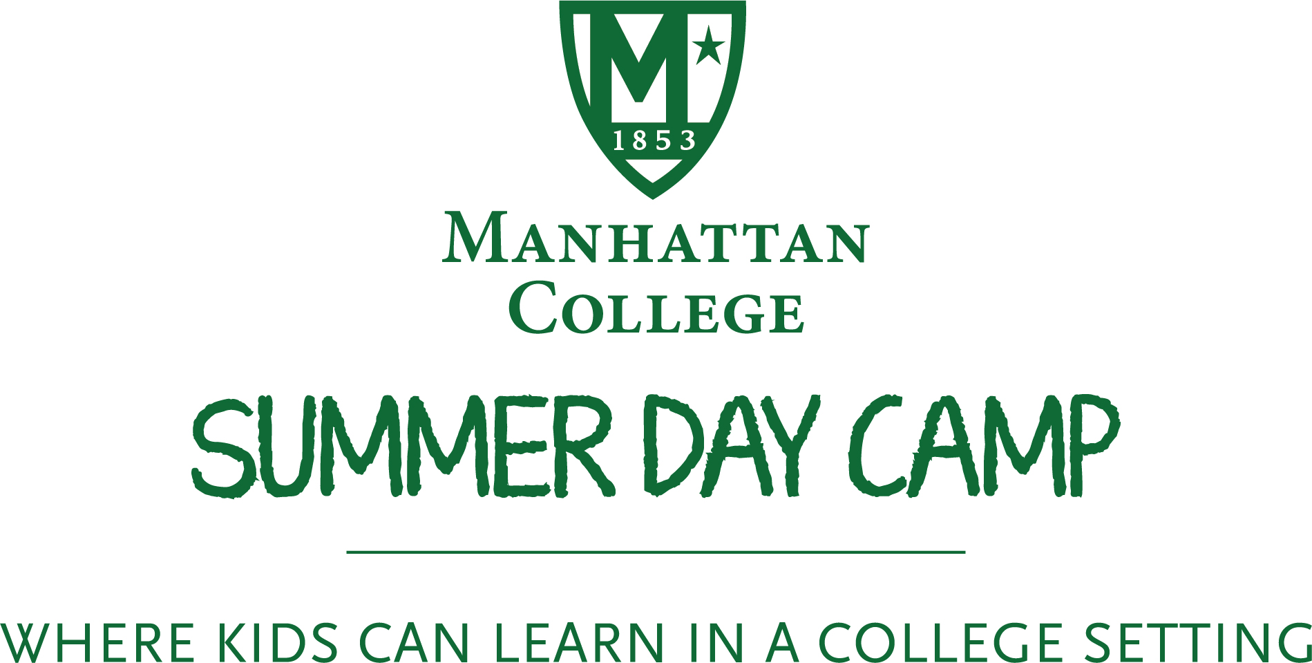 Manhattan College summer day camp logo