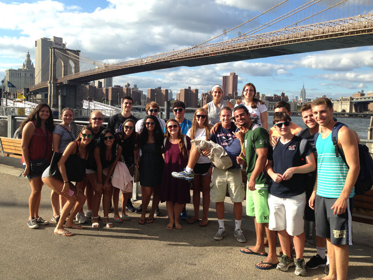 Arches students visit the Brooklyn Bridge