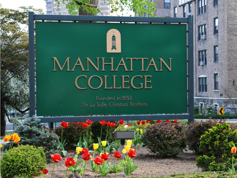 Manhattan college signage