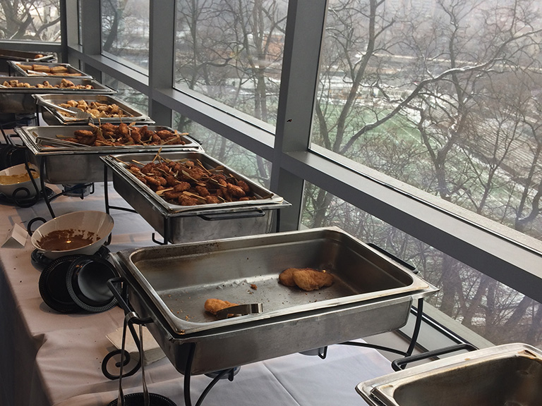 Photo of food at January 2018 event