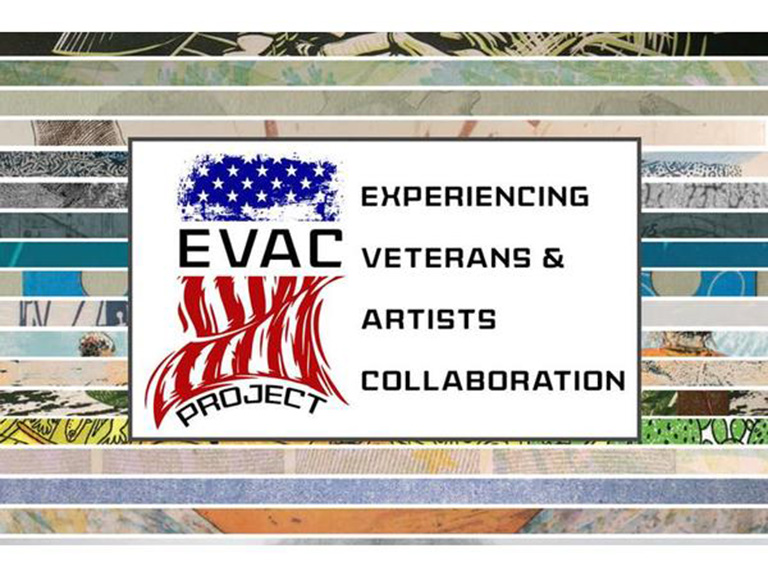 Experiencing Veterans and Artists Collaboration logo