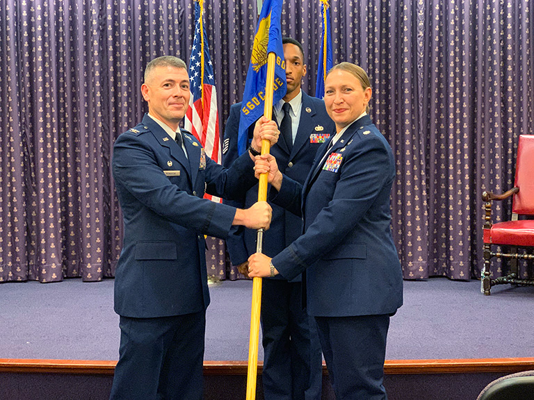 Change of command at AFROTC